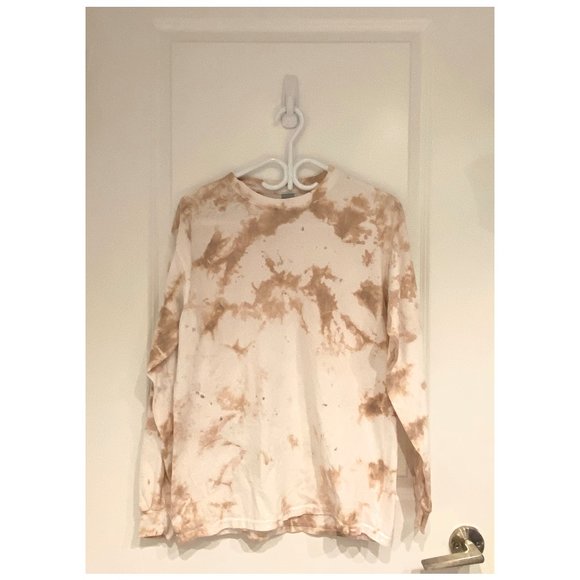 Tie Dye Long Sleeve (Tan) - Picture 3 of 5